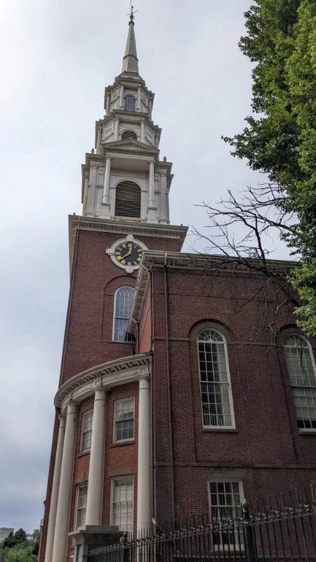 Park Street Church freedom trail
