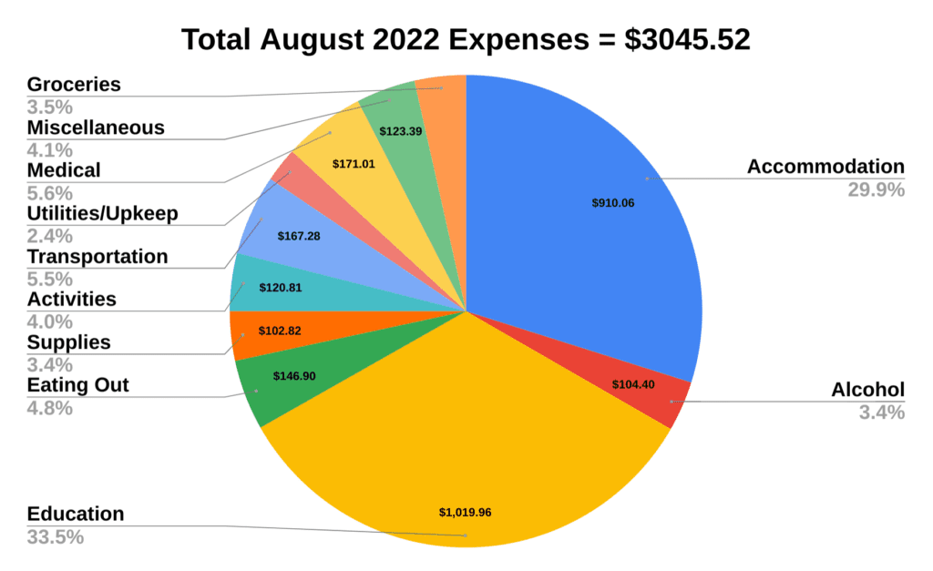 August 2022 Budget Report two travel turtles