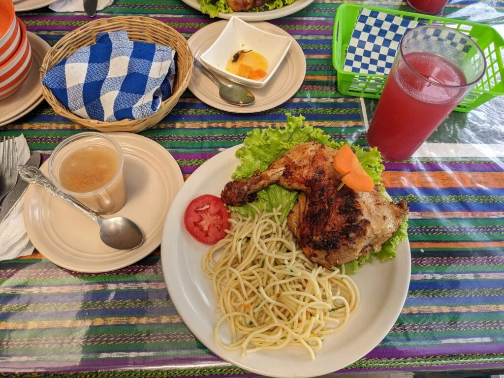 eat well on a budget in Guatemala two travel turtles