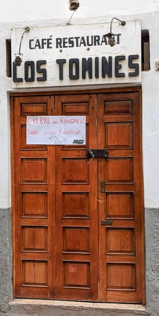 protests in cusco peru two travel turtles