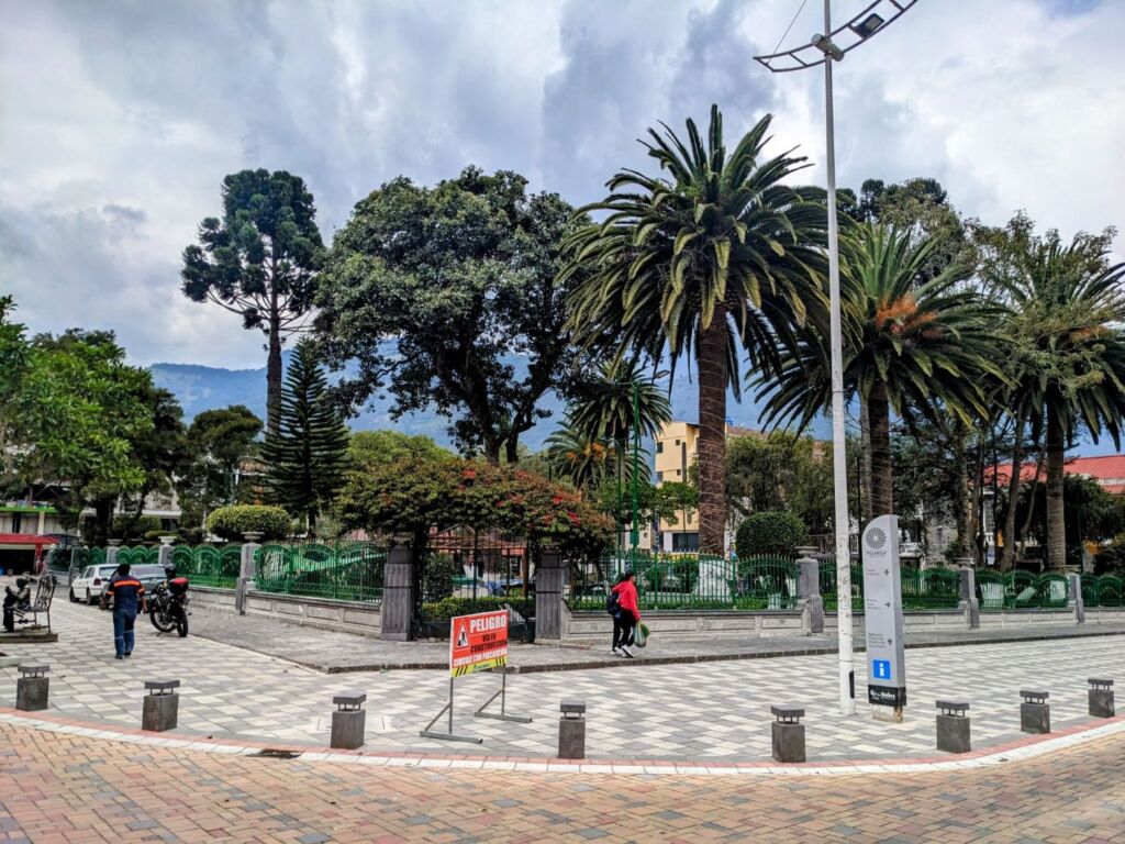 Streets of Baños de Agua Santa two travel turtles
