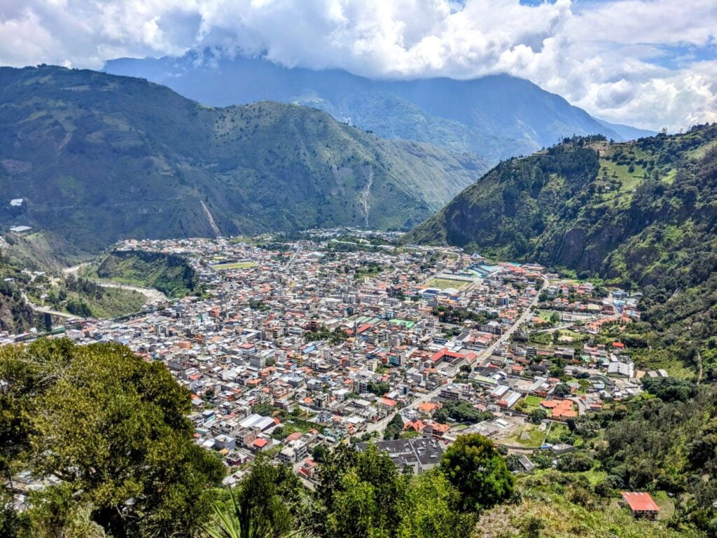mirador hike in baños ecuador two travel turtles