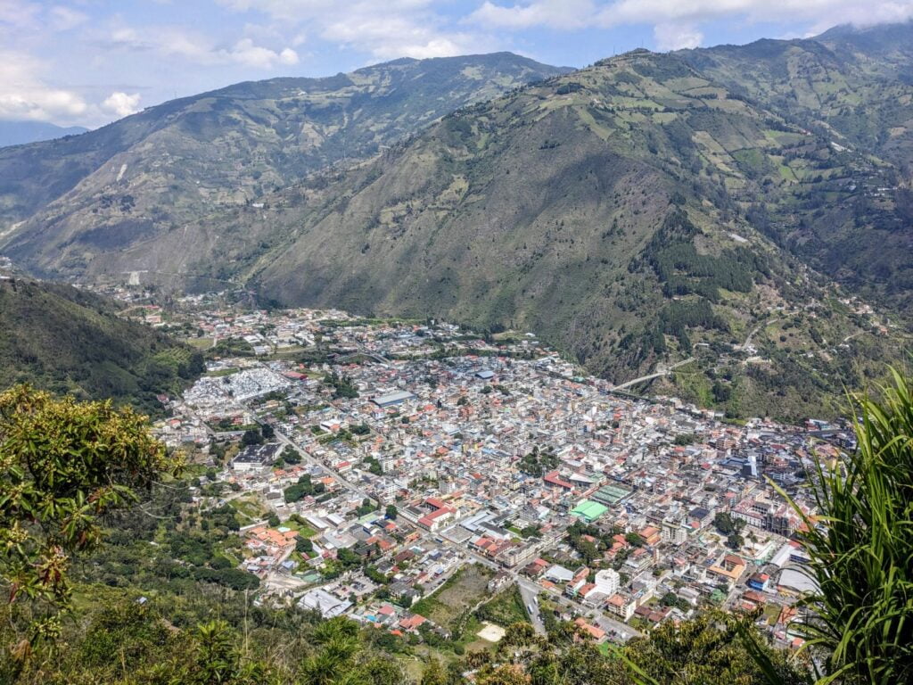 mirador hike in baños ecuador two travel turtles