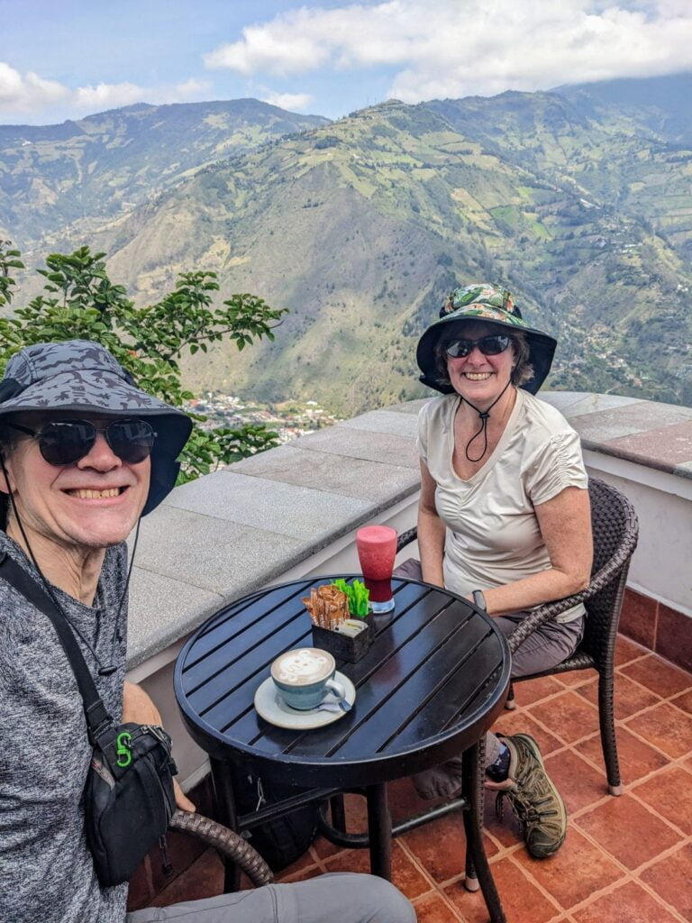 mirador hike in baños ecuador two travel turtles