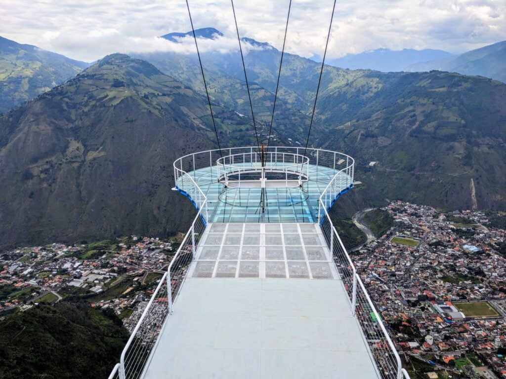 mirador hike in baños ecuador two travel turtles