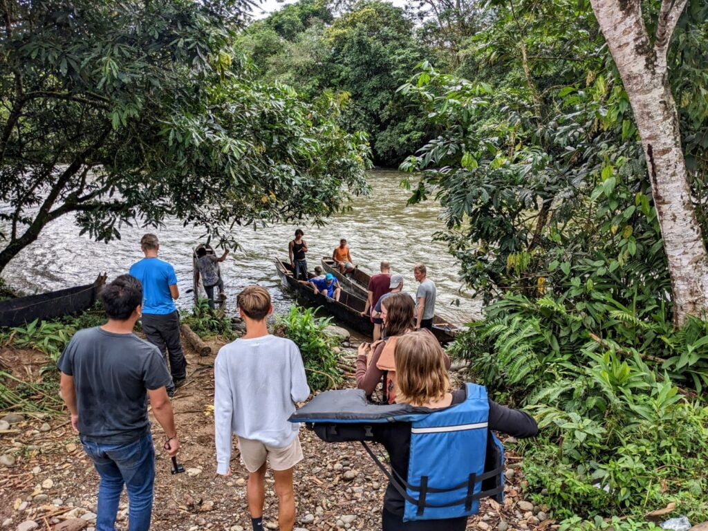 visit to the Amazon rainforest two travel turtles