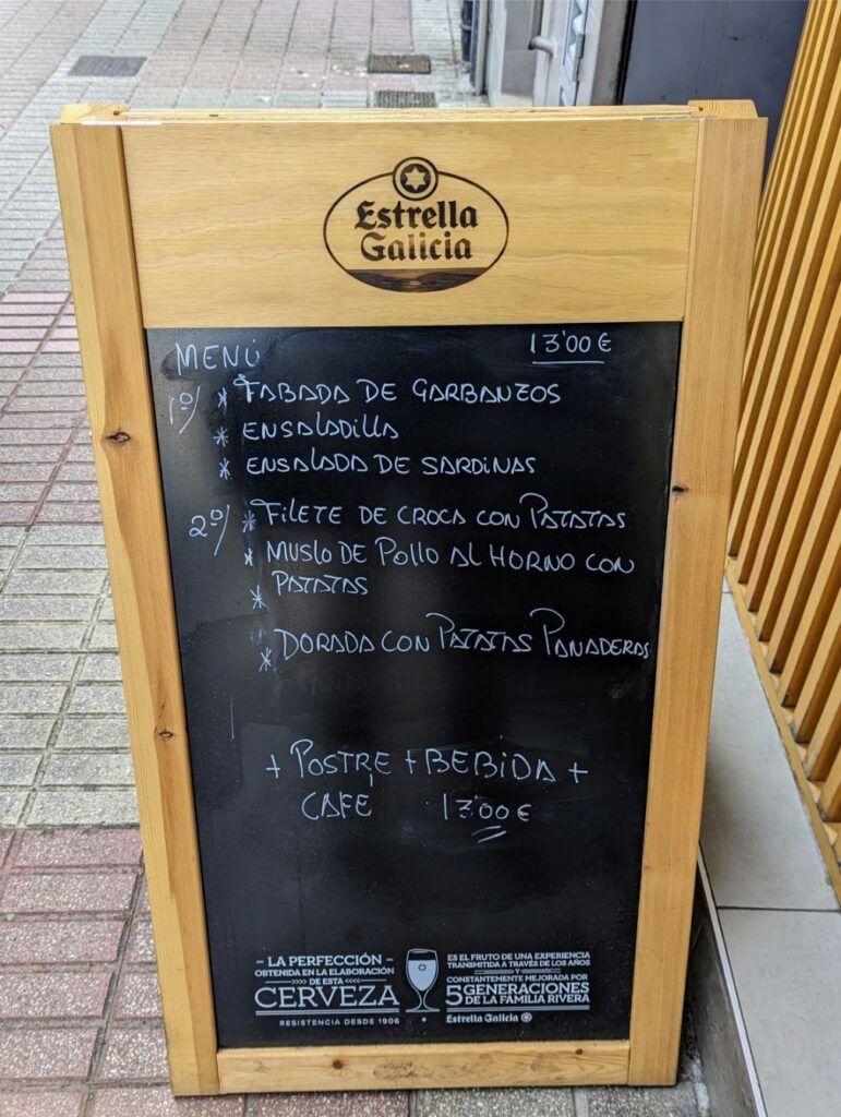 menu del día two travel turtles