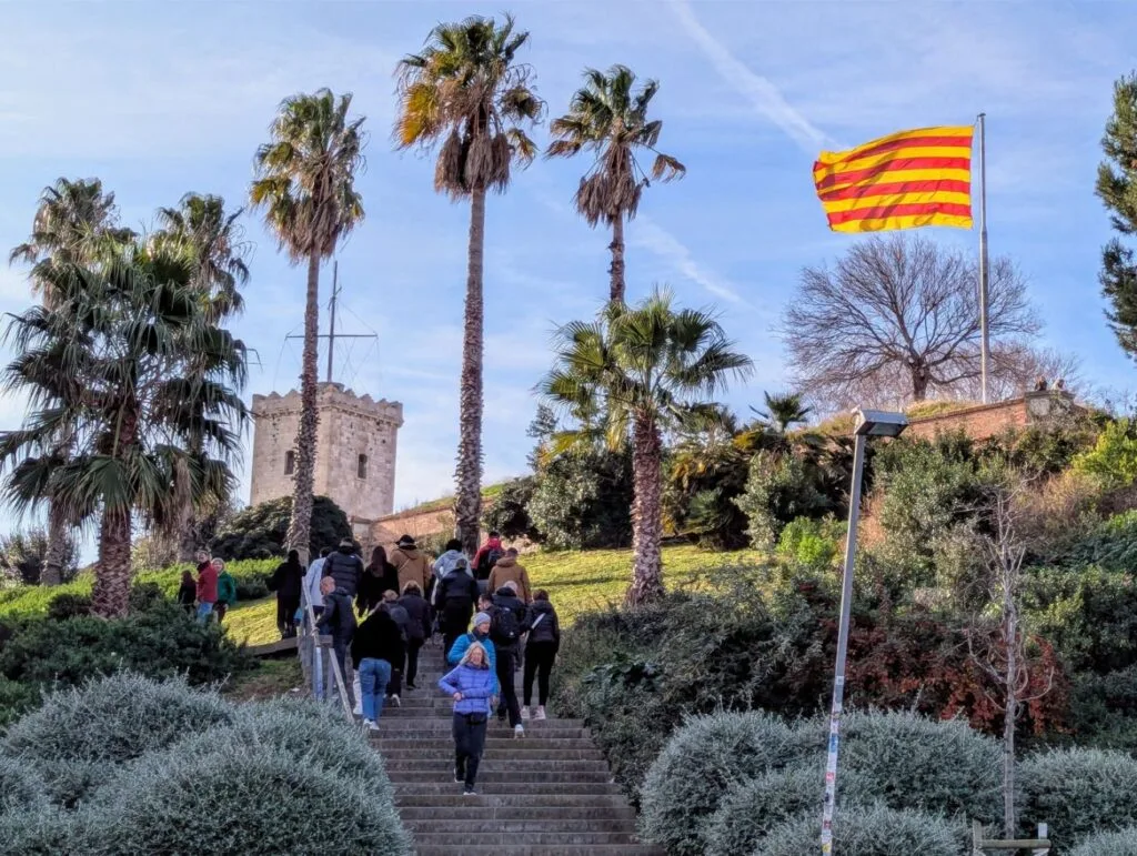 two travel turtles in barcelona